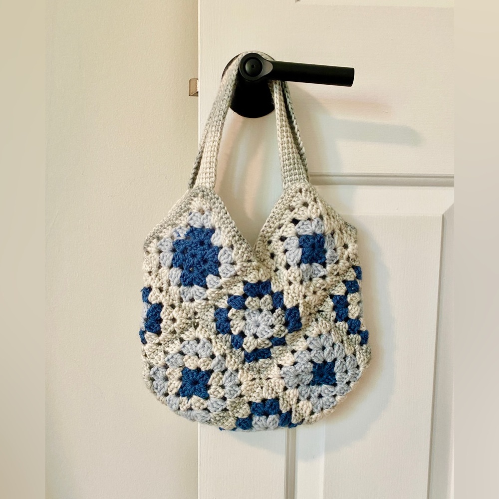 Handmade Granny Square Crochet Mini Bag